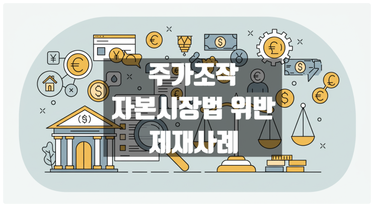  주가조작 최신유형, 자본시장법 위반 및 불공정거래 제재 사례는?