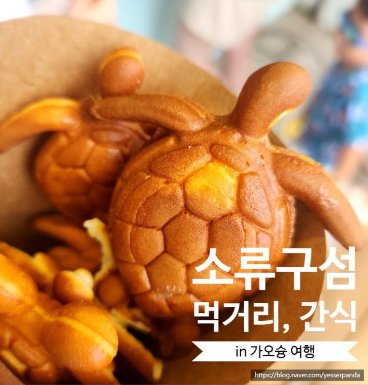  소류구섬 바다거북이 스노클링 후 먹기 좋은 먹거리 간식 총정리