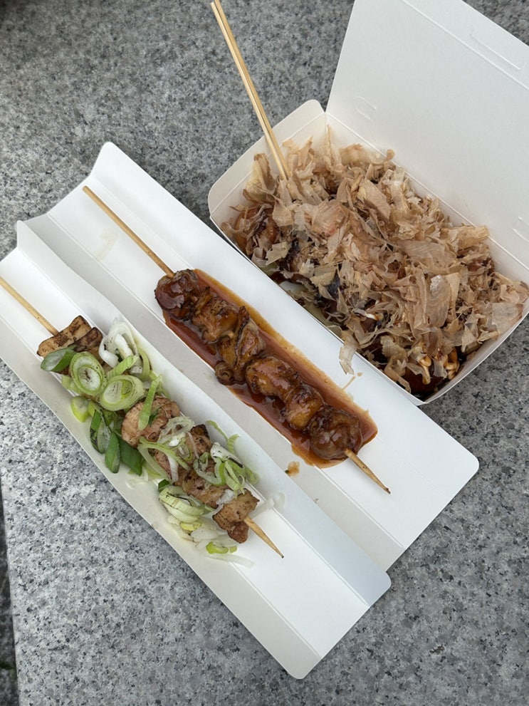  조대 후문 맛집 길거리 간식 닭꼬치 타코야끼 사보르커피