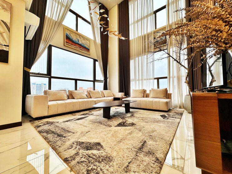  하노이 스타레이크 펜트하우스 복층 Penthouse Duplex 임대 4룸 풀옵션 $3500 231스퀘어 Daewo Starlake 고급 아파트 임대 알려드립니다