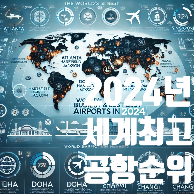  2024년 세계 공항 순위 총 정리, 가장 분주한 공항 vs 최고의 공항