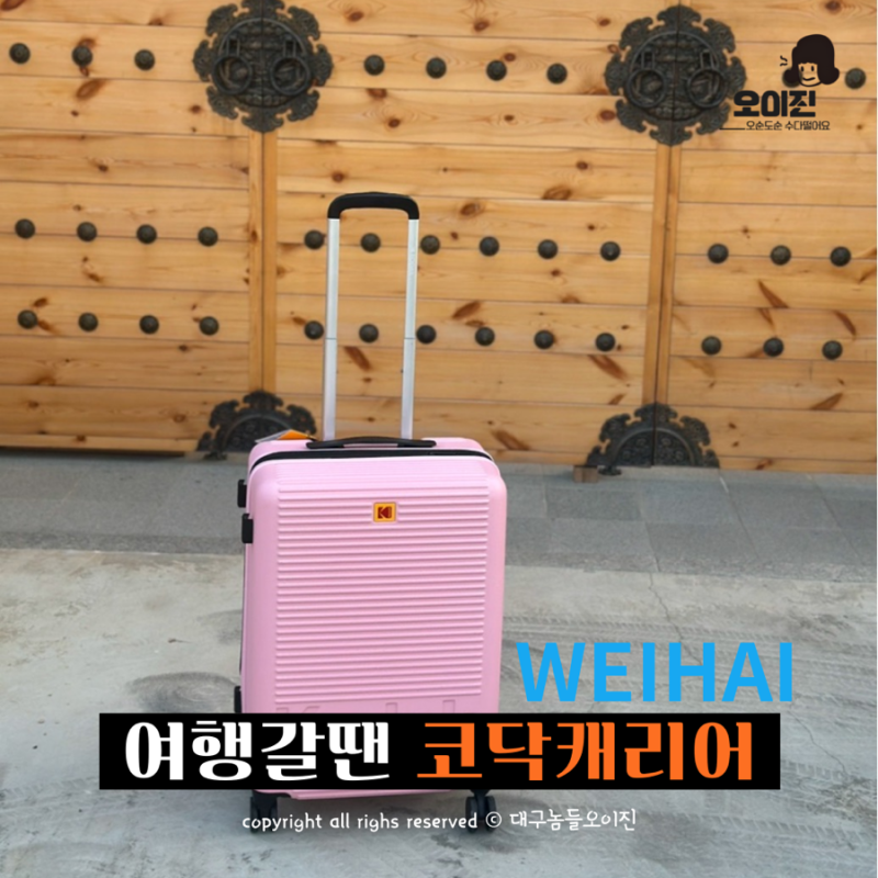 코닥캐리어 24인치캐리어추천 트랜디한 여행캐리어