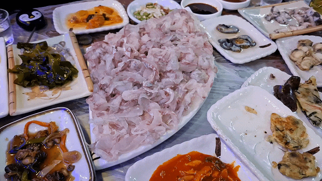  여수횟집 잠수기5호횟집 감성돔세꼬시