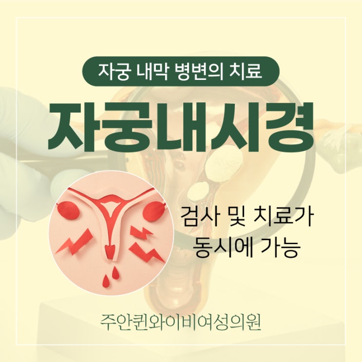  주안퀸와이비여성의원 부정출혈, 자궁내시경 방법 치료
