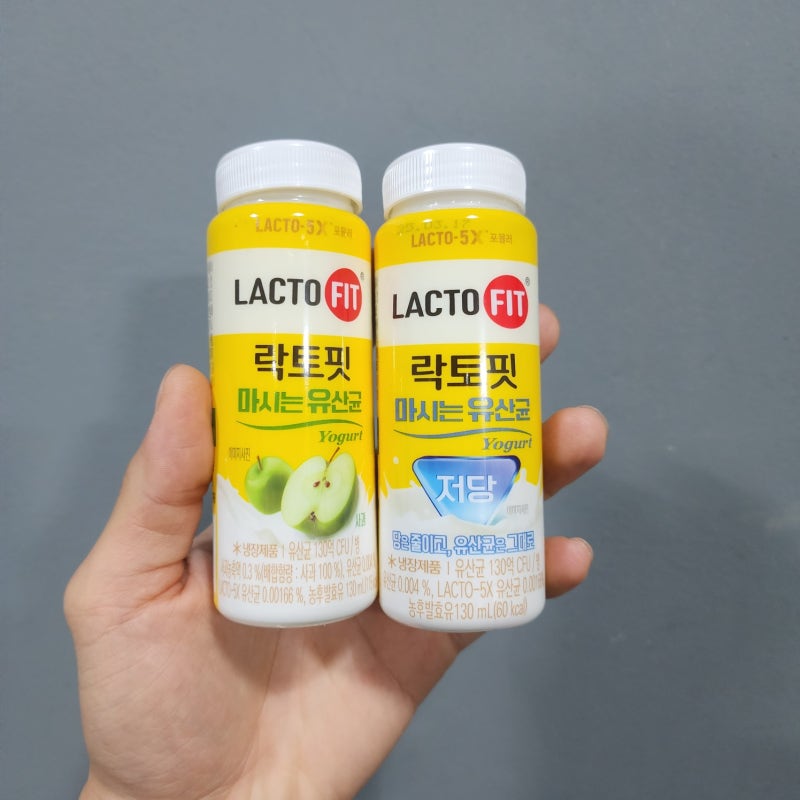 남녀노소 아이들에게 좋은 저당 요거트 :)종근당건강 락토핏 마시는 유산균