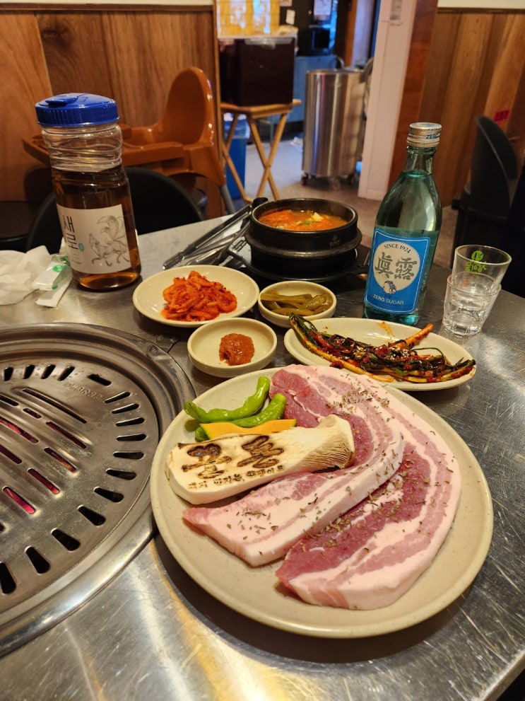  모란고기집 성남 삼겹살 가성비 맛집 꾼돈숯불갈비