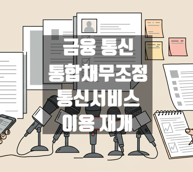  금융 통신 통합채무조정, 통신 서비스 이용 재개하려면?