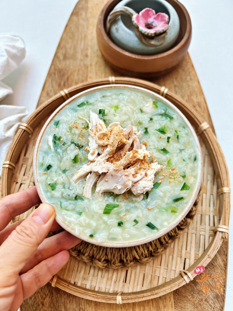 찹쌀 닭죽 끓이는법 닭다리살 요리 장염에 좋은 음식