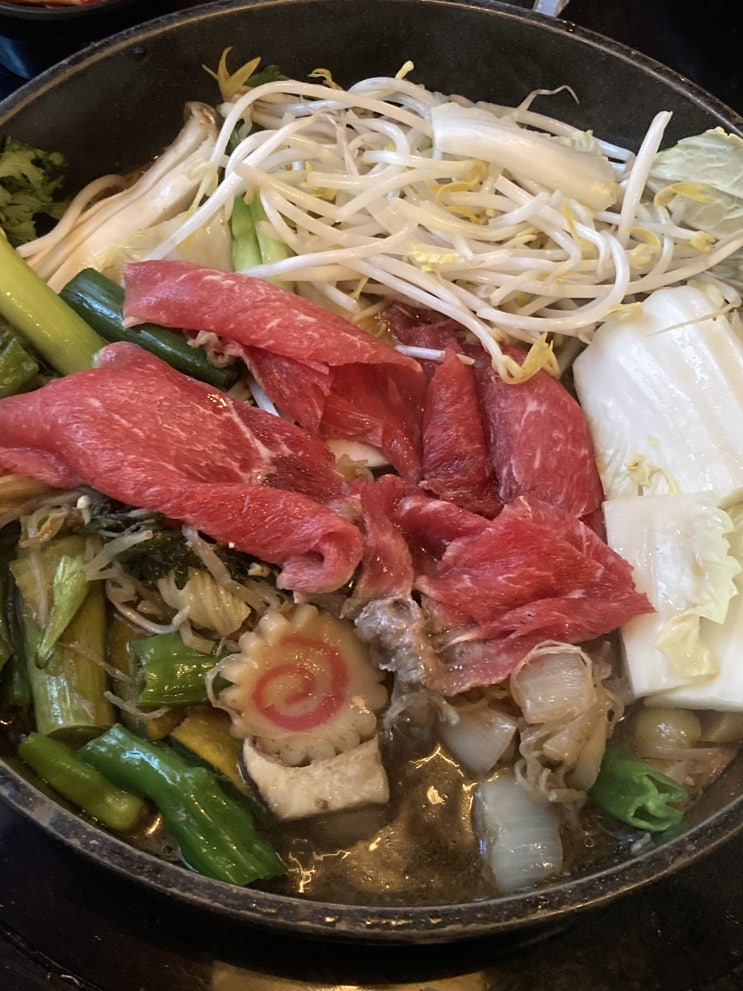  발산역 샤브샤브 스키야키 맛집 외식 가족 모임하기 좋은 옥소반 마곡본점