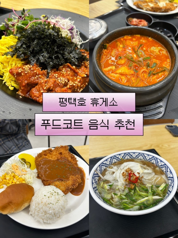  강아지 놀이터 있는 휴게소 ‘평택호 휴게소’ 푸드코트 음식 추천
