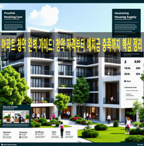  "아파트 청약 완벽 가이드! 청약 자격부터 예치금 충족까지 핵심 정리"