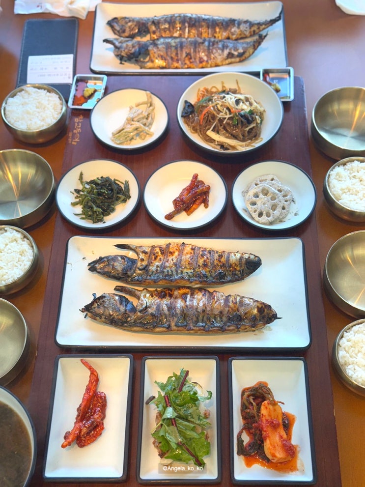  천안 이우철 참고등어 숯불에 굽다 가성비 좋은 생선구이 한정식 맛집