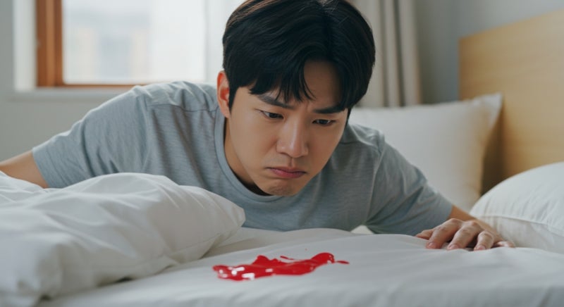 이불 옷에 묻은 핏자국 혈흔 지우는법 세탁법 총정리
