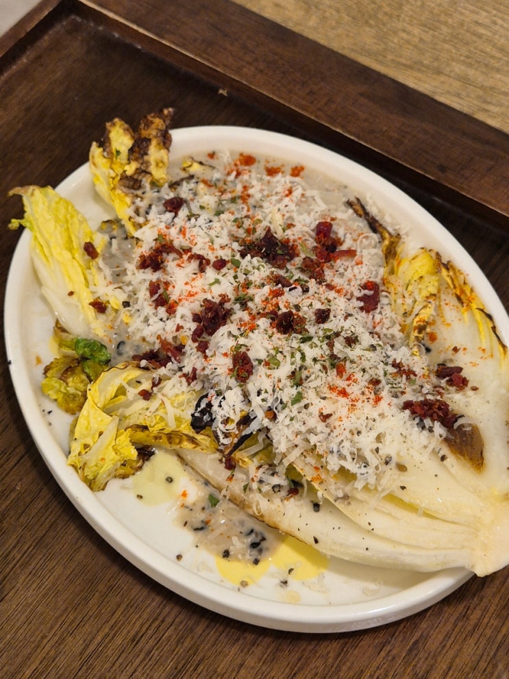  신당역맛집 텐동 전문, 알배추구이가 맛있는 치소우다이닝 신당점 방문