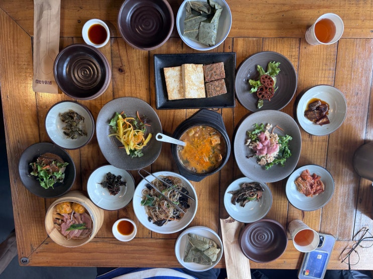  가평 설악 맛집 한정식 들풀 직접담근 장 요리 청국장