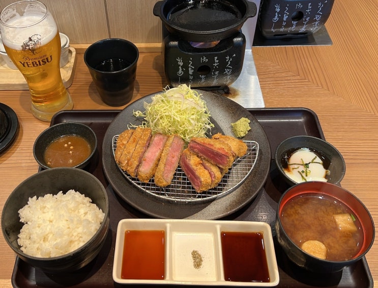  후쿠오카 텐진 규카츠 쿄토가츠규 / 웨이팅없는 규카츠를 가세요