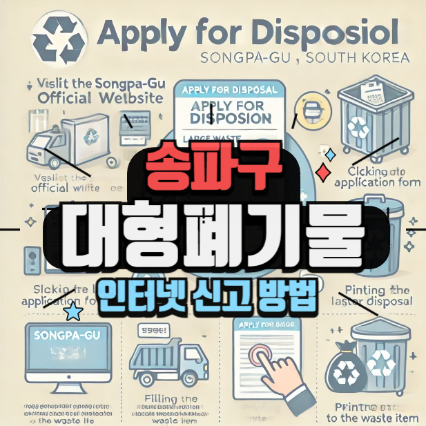 송파구 대형폐기물 스티커 인터넷 신고 방법, 이거 모르면 불편합니다!