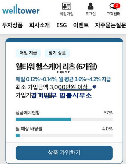  웰타워 사기 단체소송 긴급상담(Welltower 사기)
