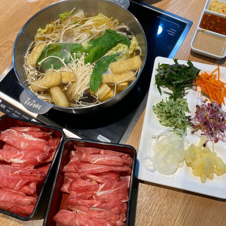  일산역샤브샤브 맛집 채선당 자연한가 일산어반스카이점