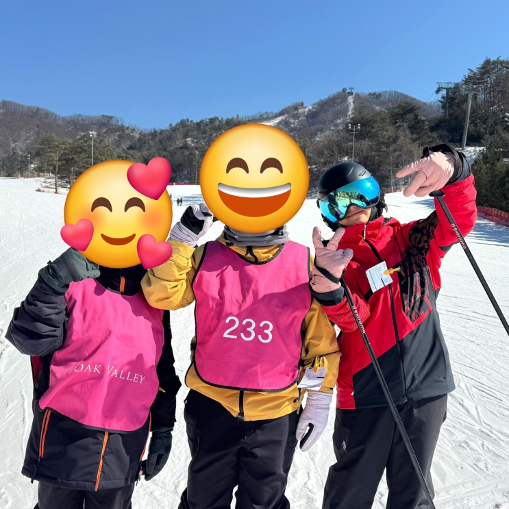  아이와 스키 여행: 원주 오크밸리 스키장