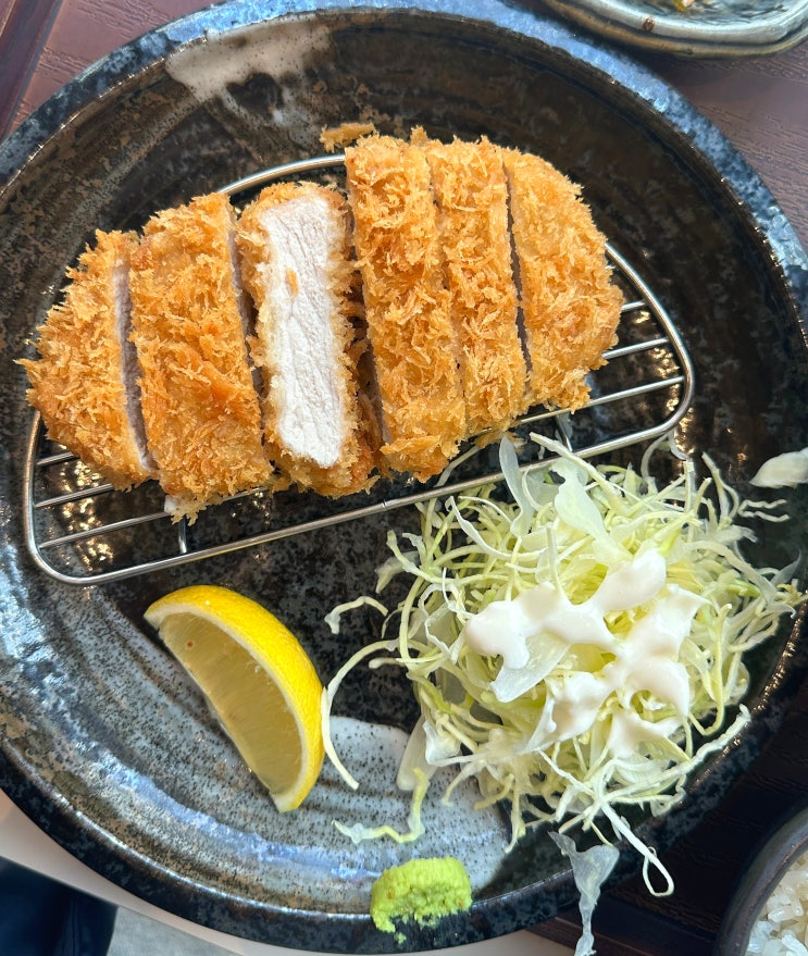  구서동 돈까스 맛집 바삭하고 촉촉한 원카츠