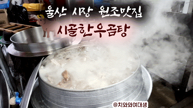  울산 언양 시장 맛집 시골한우곰탕 로컬 가성비 노포
