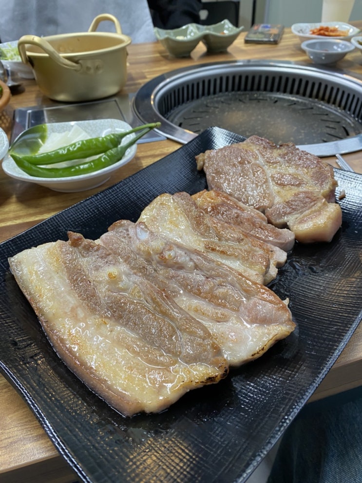  군산 흑돼지 맛집 수송동 진안흑돼지 숯불구이 단체모임하기 좋은 군산수송동고기집 수송동맛집 흑돼지 오겹살맛집 군산흑돼지