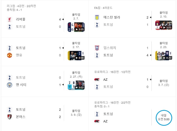 2025년 3월 14일 토트넘 AZ 알크마르 유로파리그 16강 2차전 전적 예상 라인업 프리뷰 (손흥민 선발 예상) 2025년 3월 14일 토트넘 AZ 알크마르 유로파리그 16강 2차전 전적 예상 라인업 프리뷰 (손흥민 선발 예상)