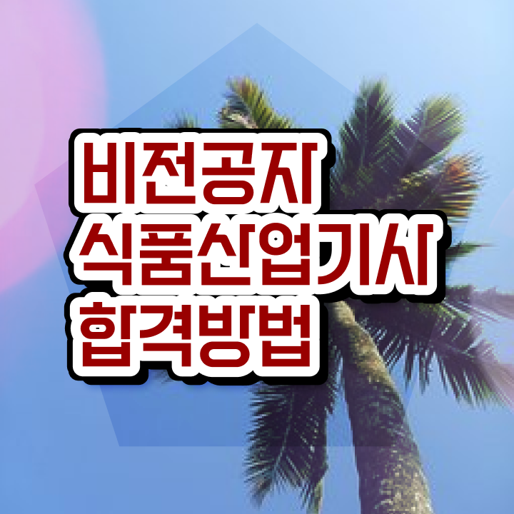  식품산업기사 취득자격 온라인으로 쉽고 빠르게 완료한 후기