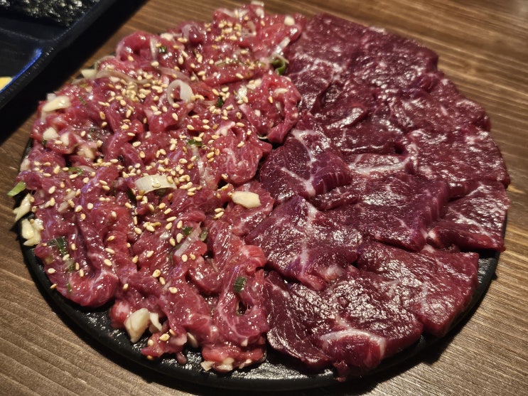  사상 뭉티기 육회 맛집 진백 술 한 잔을 부르는 안주