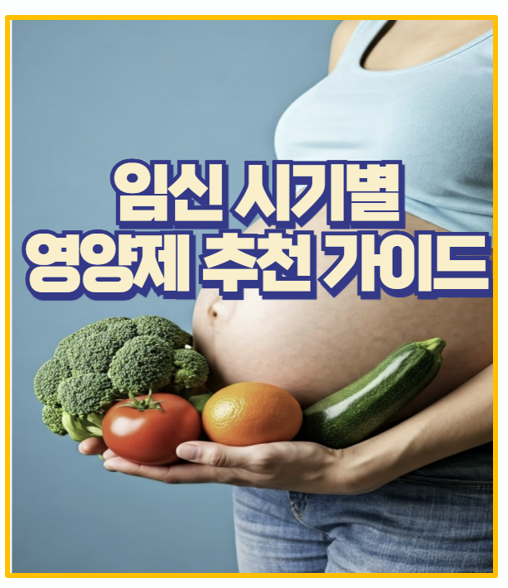  이걸 안 챙기면 후회합니다 임신 시기별 필수 영양소 총정리