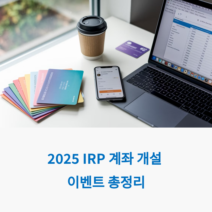  IRP 계좌 개설 이벤트 추천: 4곳 비교 및 세액공제 수령 한도 분석
