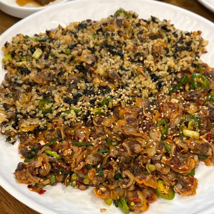  강릉꼬막집 독도네 본점 꼬막무침 육사시미 맛집