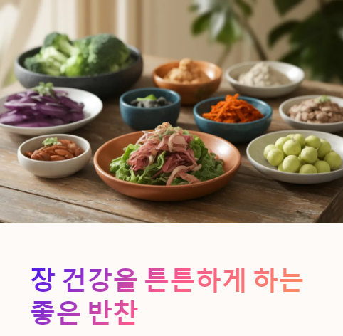  장 건강에 좋은 반찬, 간단 레시피!