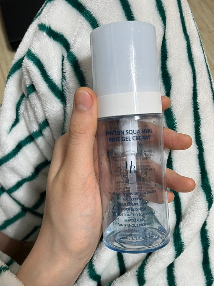  [헤브블루] 스킨케어 정착템, 재구매까지 한 헤브블루 피톤 스쿠아 히알 블루 젤크림
