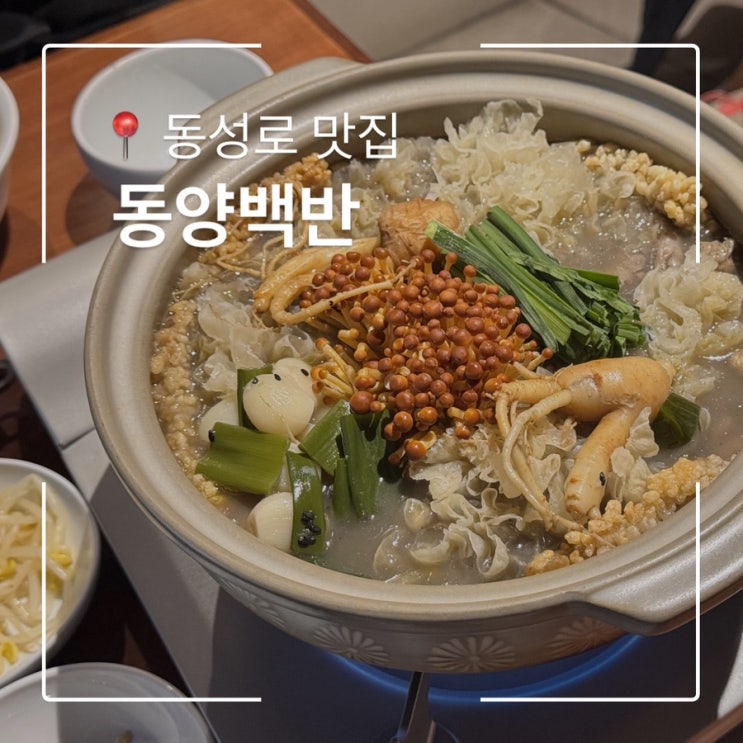  늘 성공맛집 동양백반 흑은이버섯누룽지닭전골 후기 동성로밥집추천