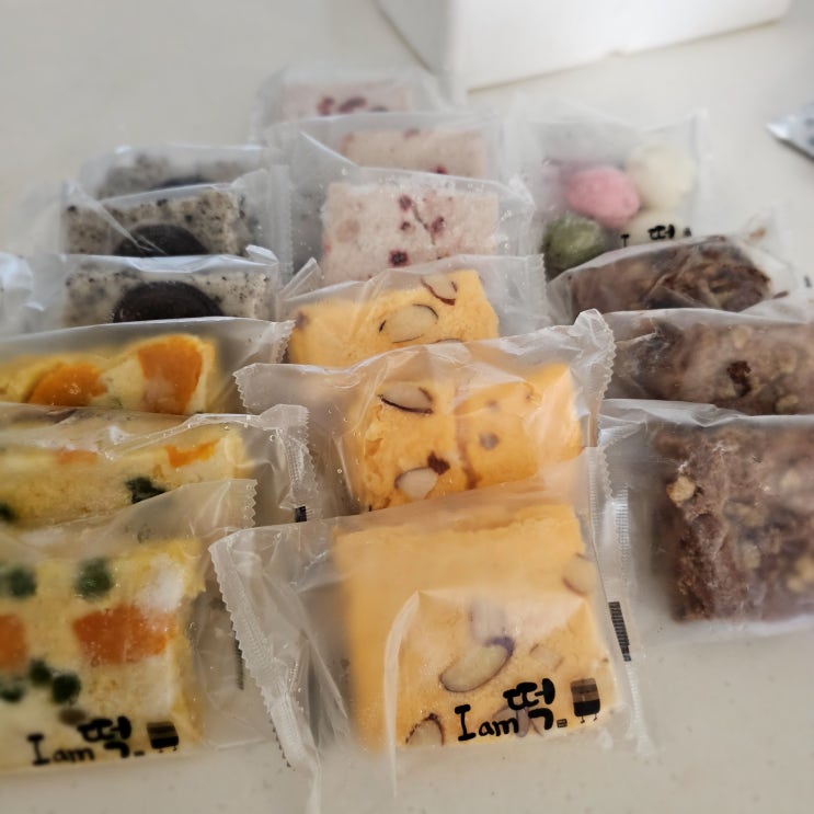  아침식사대용 백설기떡 택배주문 가능한 창원 아이엠떡집