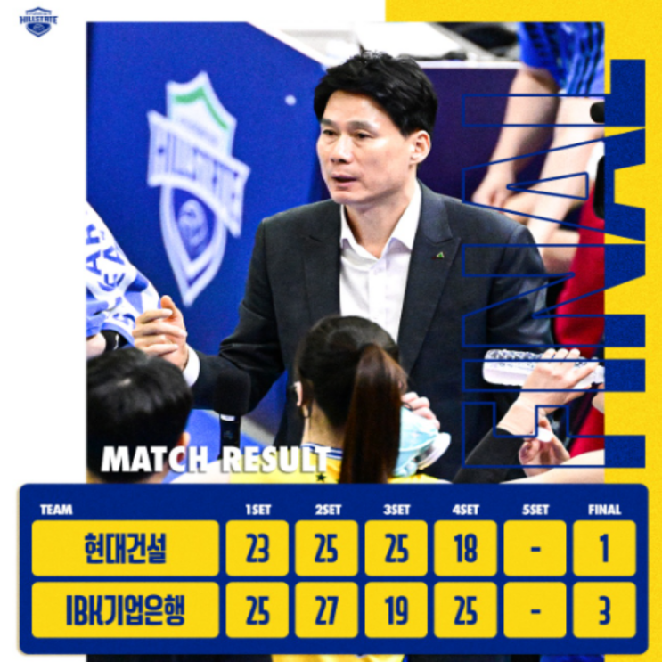  현대건설 졸전 끝 IBK기업은행에 패배하며 2위 확정 실패!!(모마 김다인, 황연주, 고예림 서지혜, 정관장 전 이기겠니??)