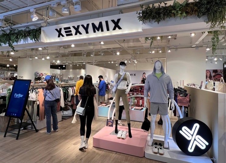  피플게이트 : 브랜드엑스코퍼레이션 '젝시믹스(XEXYMIX)', 대만 타이중 친메이백화점(Park Lane by CMP) 입점