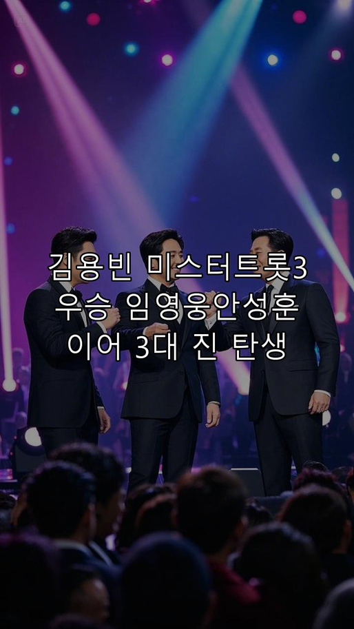 <b>김용빈</b>, '미스터트롯3' 우승! <b>임영웅</b>·안성훈 이어 3대 진 탄생!