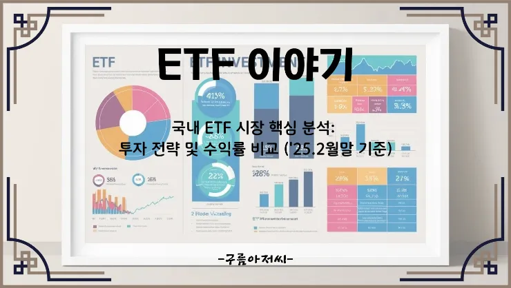  국내 ETF 시장 핵심 분석: 투자 전략 및 수익률 비교 ('25.2월말 기준)