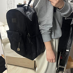 [review] minitmute classic backpack 미닛뮤트 클래식백팩 후기/ 수납, 텀블러, 백꾸, 클로키링파우치