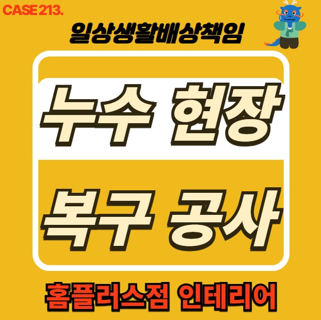  성남시 누수 전문 공사 업체 & 피해 세대 복구공사