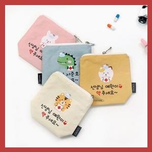 특가 이벤트 세맘스 양면방수 주세용! 네임 약파우치 그린 고양이 지금만 할인 중