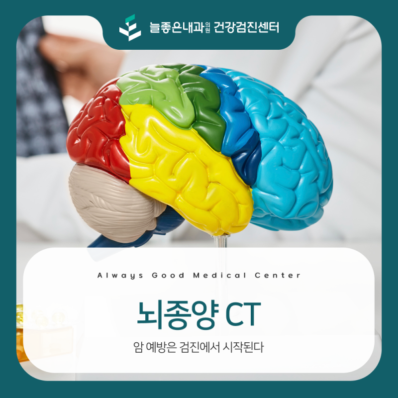 뇌종양 CT 암 예방은 검진에서 시작된다