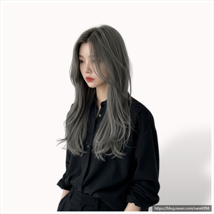  오산 애쉬그레이 염색 :) 예쁨 주의!! 컬러 정보 알려드릴게요~