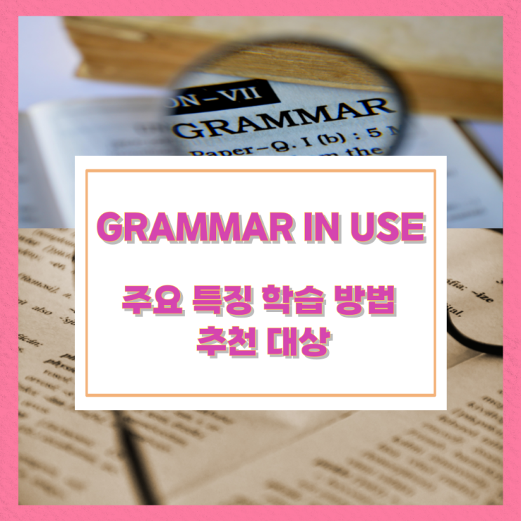 GRAMMAR IN USE의 주요 특징 학습 방법 및 추천 대상 GRAMMAR IN USE의 주요 특징 학습 방법 및 추천 대상