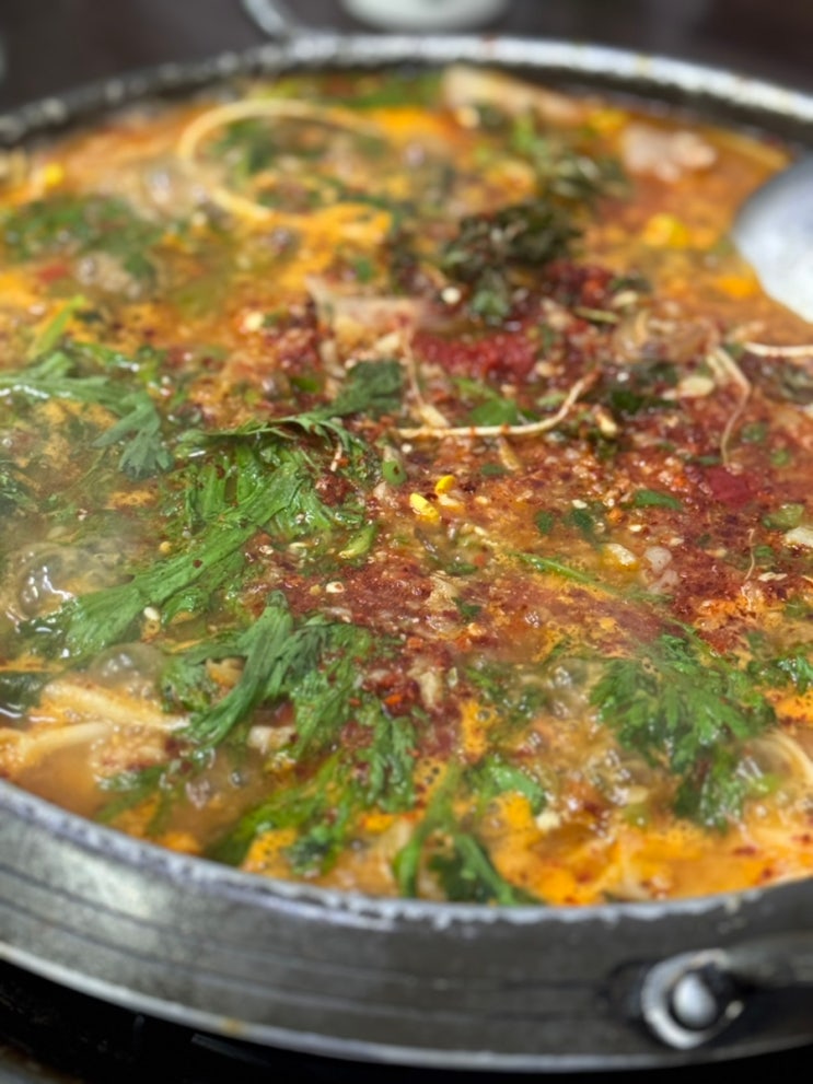  대구 칠곡 노포 맛집 대창 전골집 양지 곱창전골