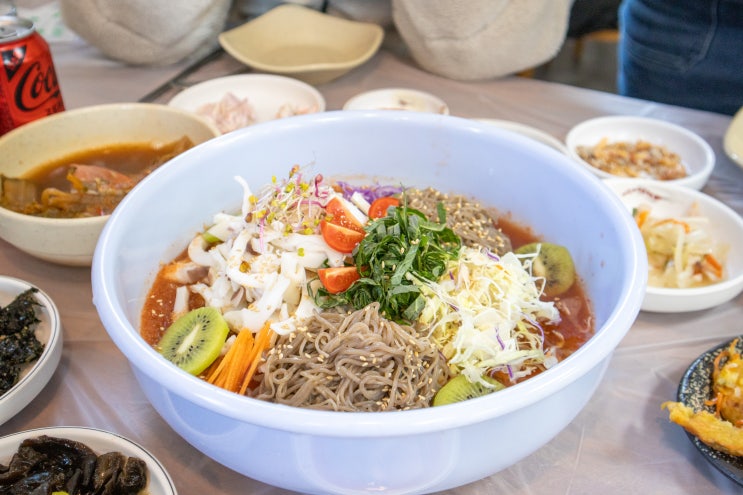  태안 청포대 해수욕장 물회 현지인 맛집 선창횟집