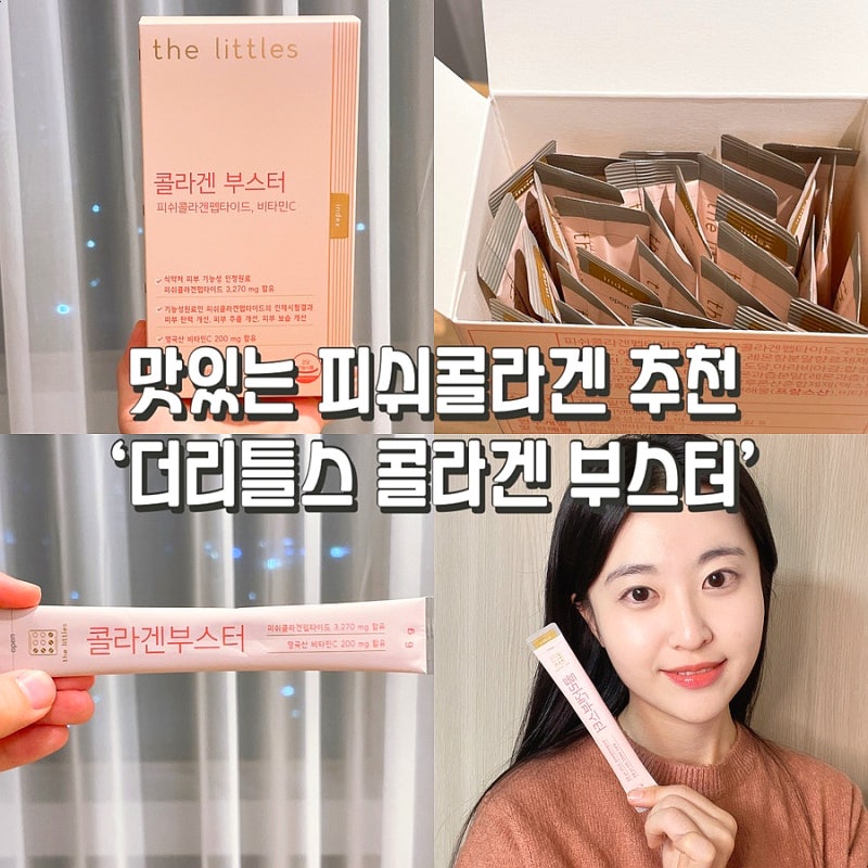 맛있고 피부 흡수력 좋은 피쉬콜라겐 추천 [더리틀스 콜라겐 부스터]